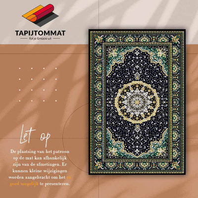 Tapete vinílico Mandala dourada