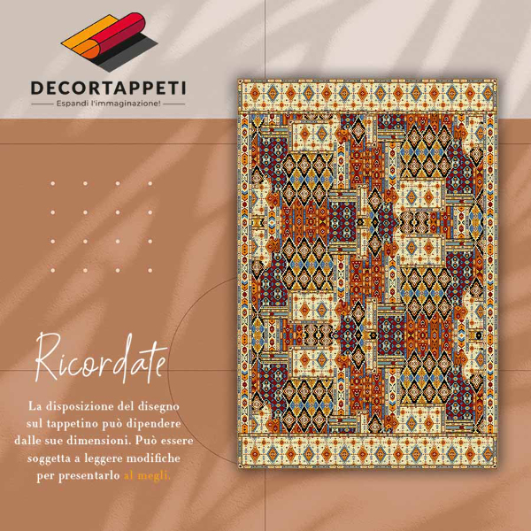 Tapete de vinil Patchwork geométrico