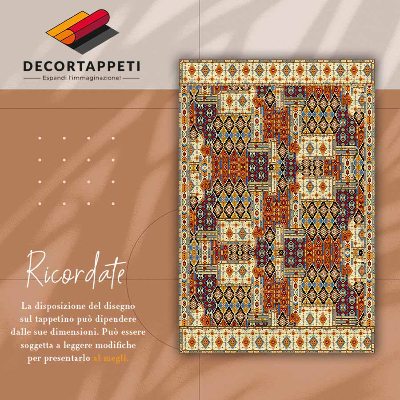 Tapete de vinil Patchwork geométrico