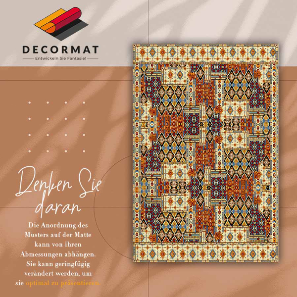 Tapete de vinil Patchwork geométrico
