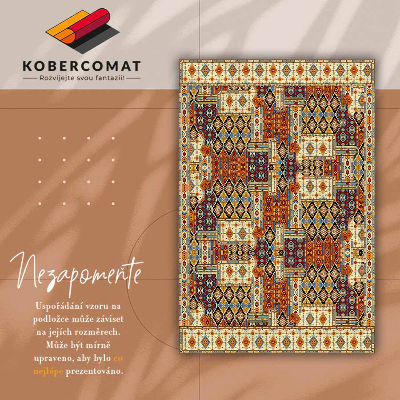 Tapete de vinil Patchwork geométrico