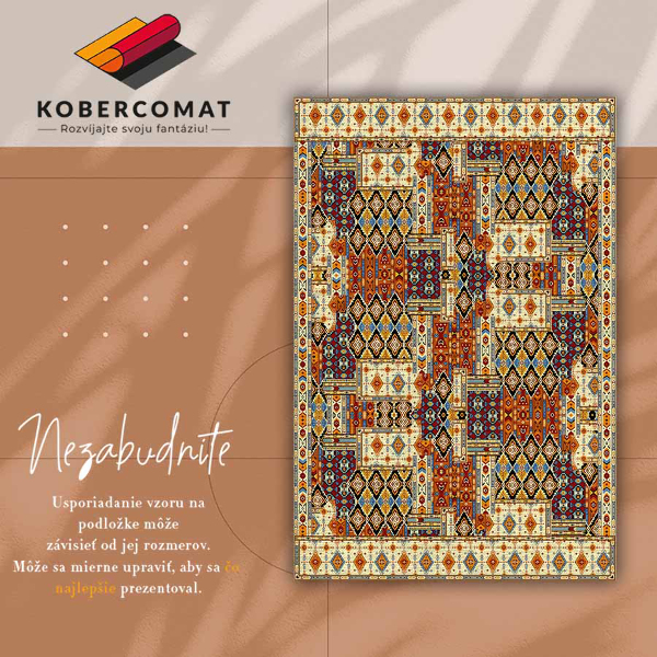 Tapete de vinil Patchwork geométrico
