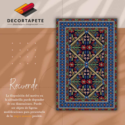 Tapete de vinil Flores geométricas retrô