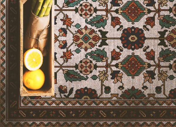 Tapete de vinil Mosaico floral