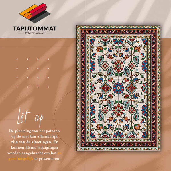 Tapete de vinil Mosaico floral