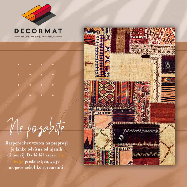Tapete de vinil Patchwork abstrato