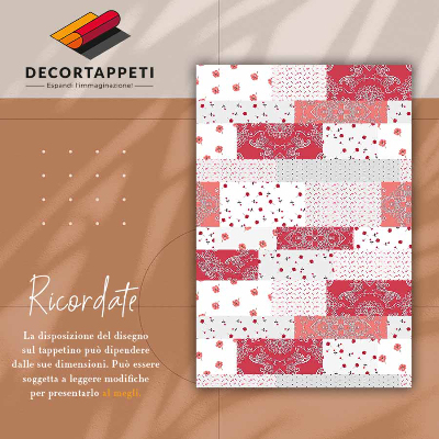 Tapete vinílico Mosaico floral