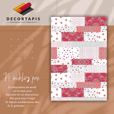 Tapete vinílico Mosaico floral