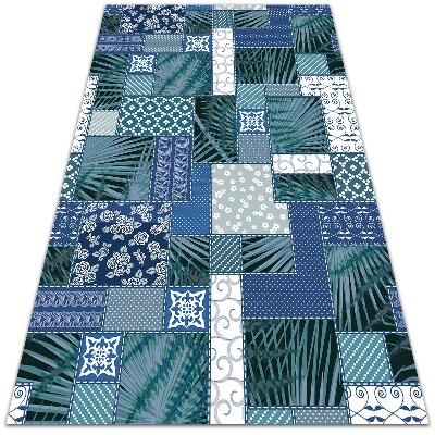 Tapete de vinil Patchwork tropical
