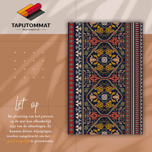 Tapete vinílico Padrão boho floral