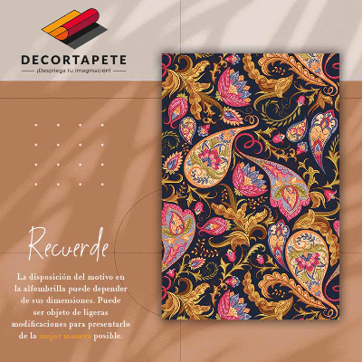 Tapete vinílico Paisley colorido