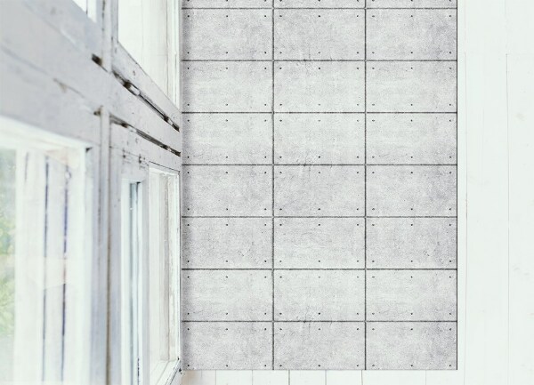 Tapete vinílico Cubo de concreto