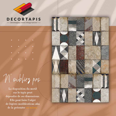 Tapete vinílico Cubo de concreto