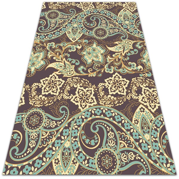 Tapete de vinil Paisley estilo asiático