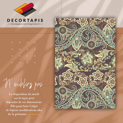 Tapete de vinil Paisley estilo asiático