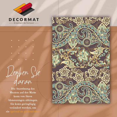 Tapete de vinil Paisley estilo asiático