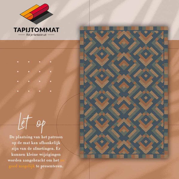 Tapete vinílico Geometria asteca