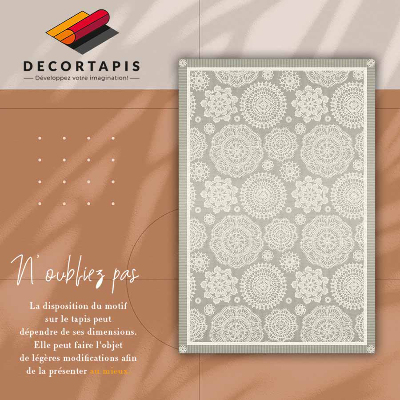 Tapete vinílico Mandalas florais