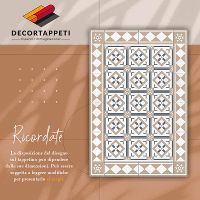 Tapete de vinil Cubo em forma de diamante