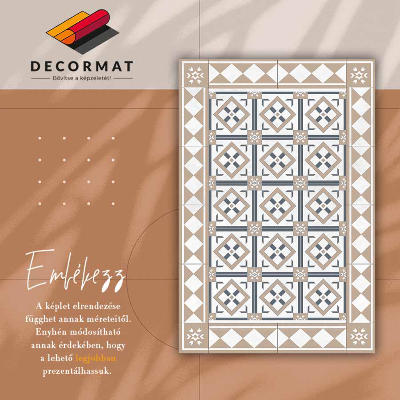 Tapete de vinil Cubo em forma de diamante