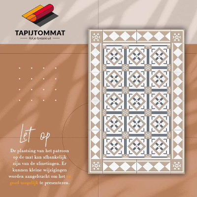 Tapete de vinil Cubo em forma de diamante