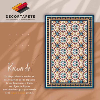 Tapete vinílico Geometria floral