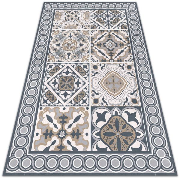 Tapete vinílico Azulejos e tranças