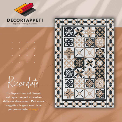 Tapete de vinil Geometria tricolor