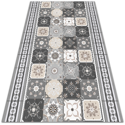 Tapete de vinil Azulejos e tiras