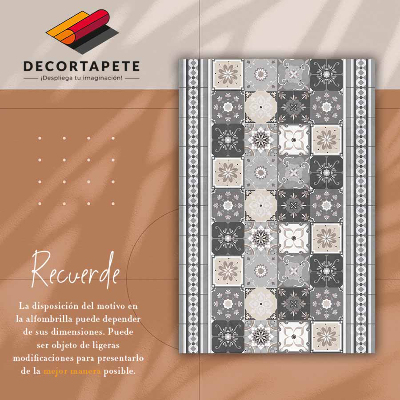 Tapete de vinil Azulejos e tiras