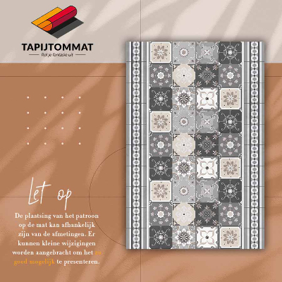 Tapete de vinil Azulejos e tiras