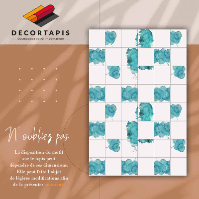 Tapete vinílico Cubos de aquarela