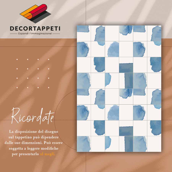 Tapete de vinil Cubos de aquarela