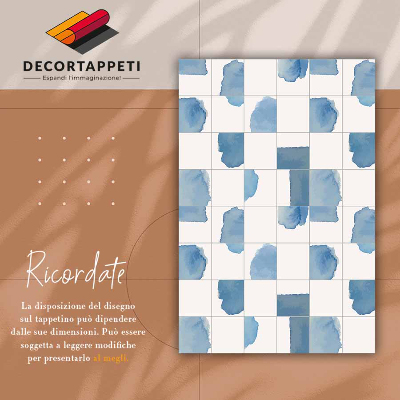 Tapete de vinil Cubos de aquarela