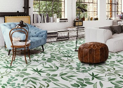 Tapete de vinil Folhas pequenas