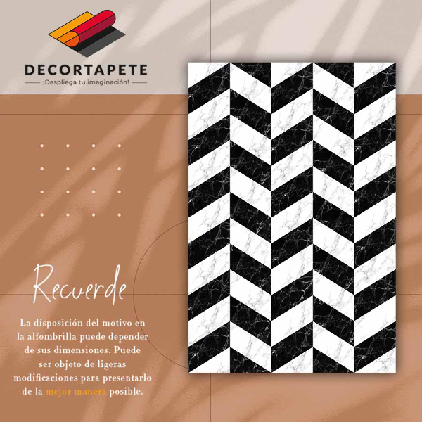 Tapete de vinil Espinha de peixe de mármore