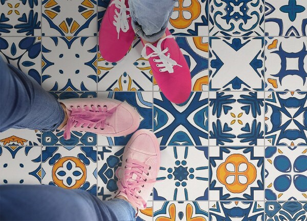 Tapete de vinil Azulejos marroquinos