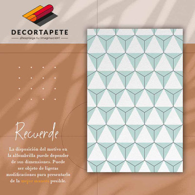 Tapete de vinil Hexágonos em aquarela