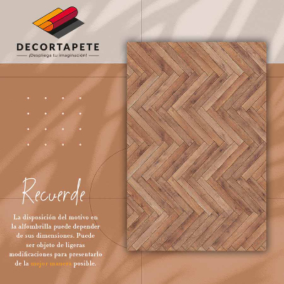 Tapete vinílico Parquet espinha de peixe