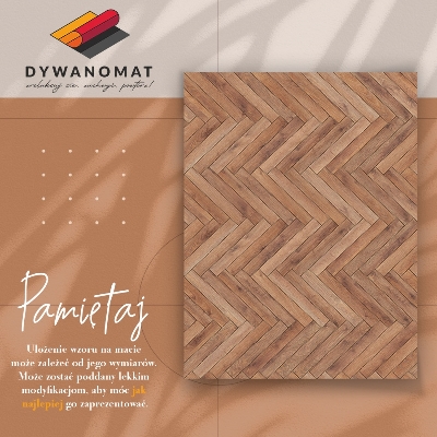 Tapete vinílico Parquet espinha de peixe