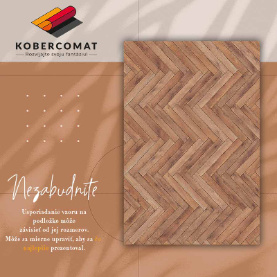 Tapete vinílico Parquet espinha de peixe