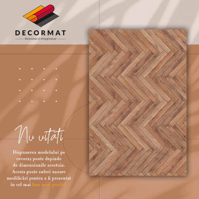 Tapete vinílico Parquet espinha de peixe