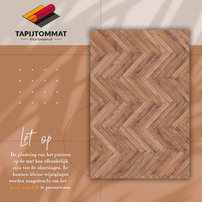 Tapete vinílico Parquet espinha de peixe