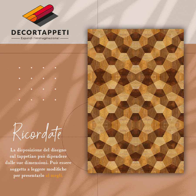 Tapete de vinil Geometria do parquet