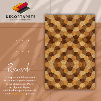 Tapete de vinil Geometria do parquet