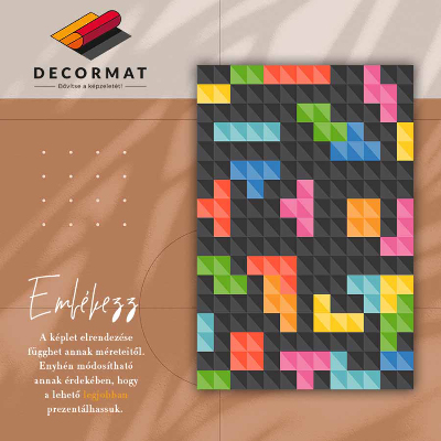 Tapete de vinil Cubos de tetris