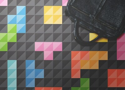 Tapete de vinil Cubos de tetris