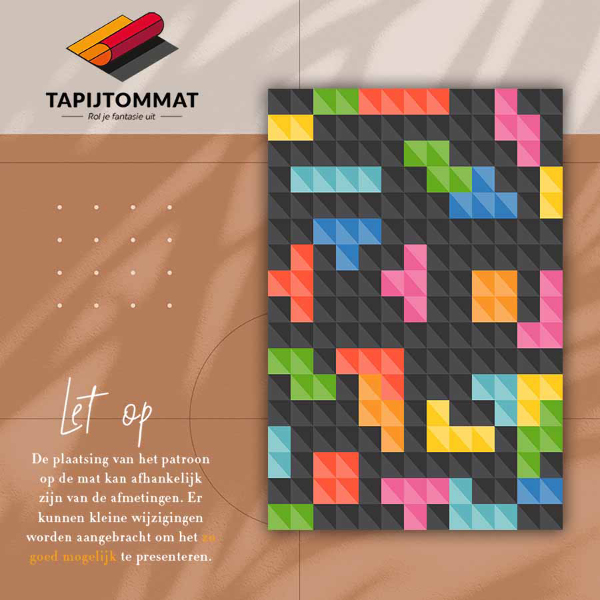 Tapete de vinil Cubos de tetris