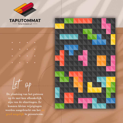 Tapete de vinil Cubos de tetris