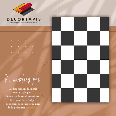 Tapete vinílico Tabuleiro de damas